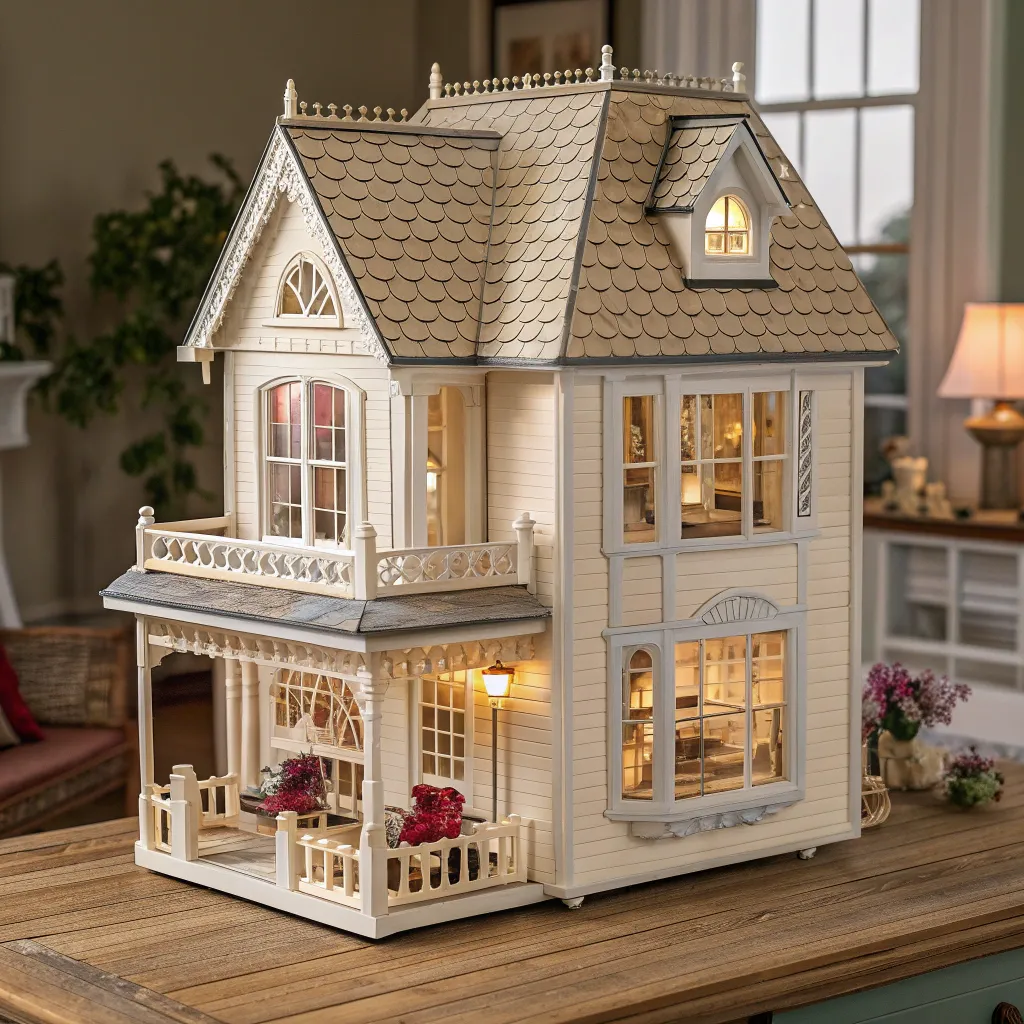 Elegant doll house suitable for children