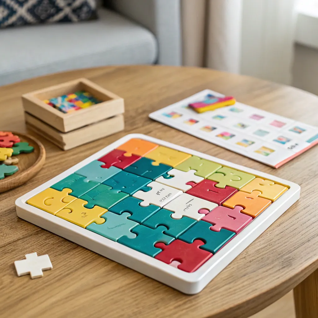 Puzzle game for developing minds